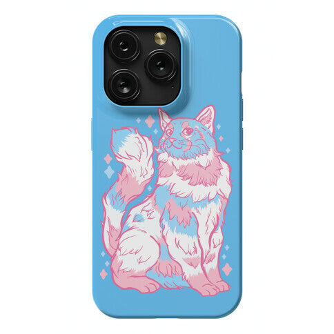 Transgender Pride Cat Phone Case