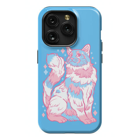 Transgender Pride Cat Phone Case