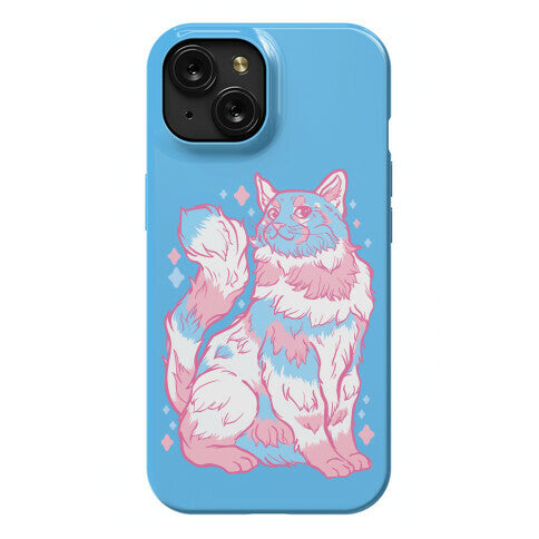 Transgender Pride Cat Phone Case