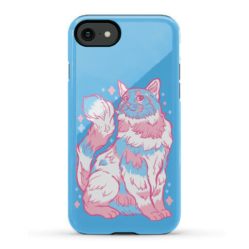 Transgender Pride Cat Phone Case