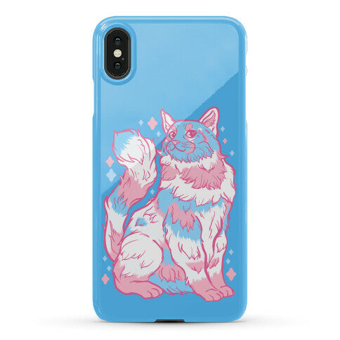 Transgender Pride Cat Phone Case