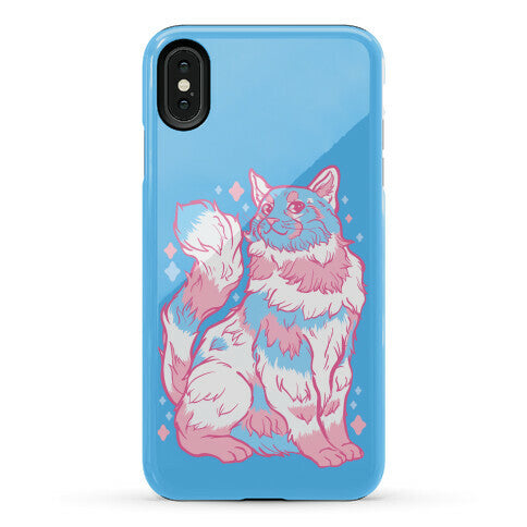 Transgender Pride Cat Phone Case