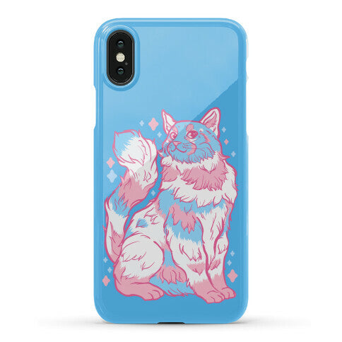 Transgender Pride Cat Phone Case