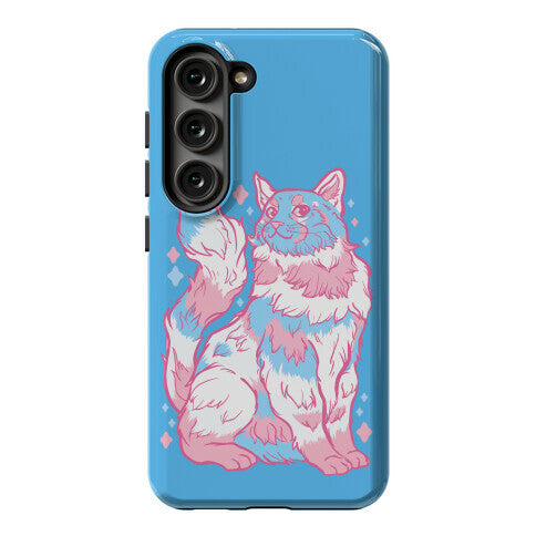 Transgender Pride Cat Phone Case