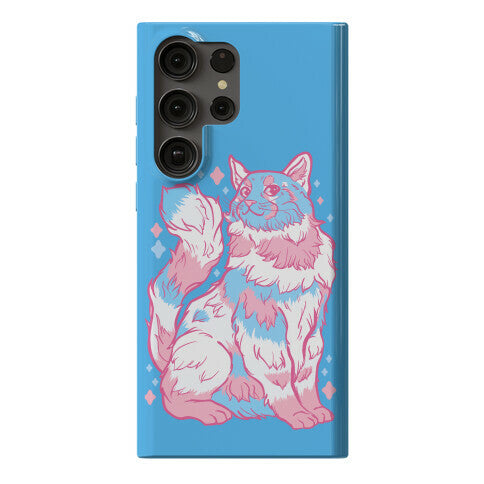 Transgender Pride Cat Phone Case