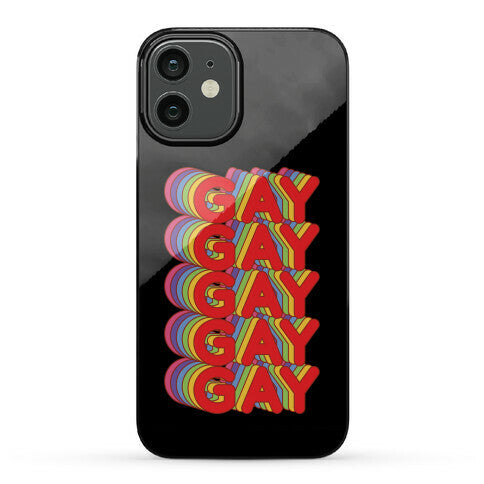 Gay Retro Rainbow Phone Case