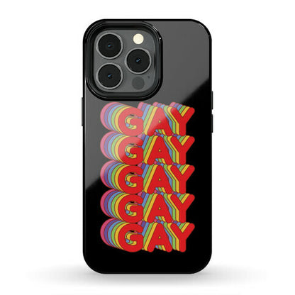 Gay Retro Rainbow Phone Case