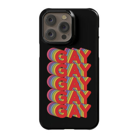 Gay Retro Rainbow Phone Case