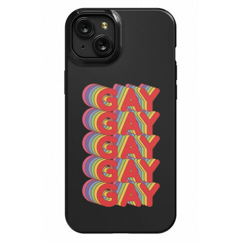 Gay Retro Rainbow Phone Case