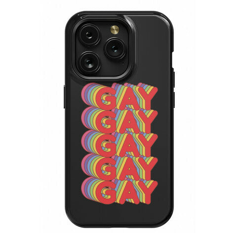 Gay Retro Rainbow Phone Case