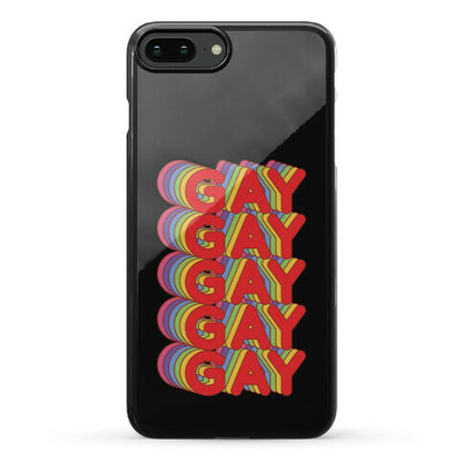 Gay Retro Rainbow Phone Case