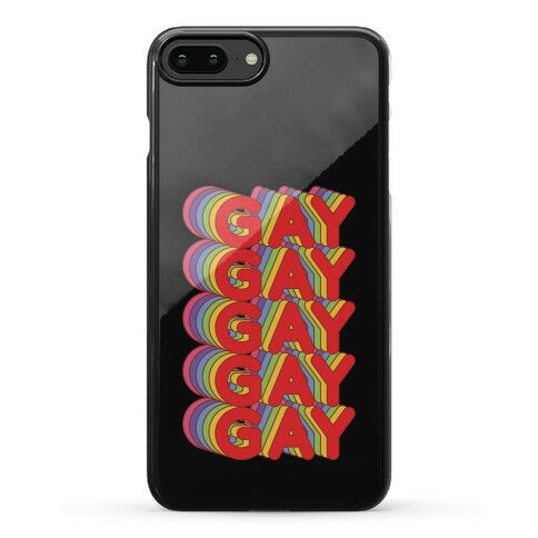 Gay Retro Rainbow Phone Case