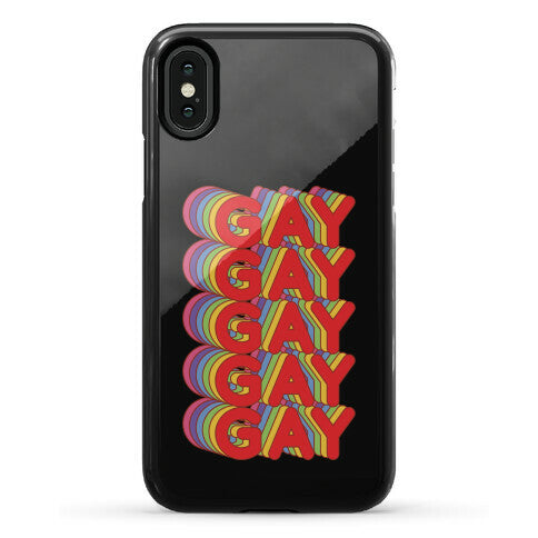 Gay Retro Rainbow Phone Case