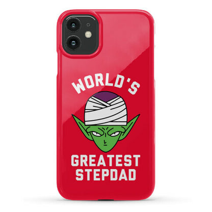 World's Greatest Stepdad Piccolo Parody Phone Case