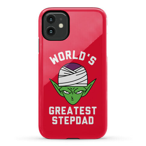 World's Greatest Stepdad Piccolo Parody Phone Case