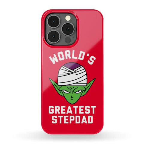 World's Greatest Stepdad Piccolo Parody Phone Case