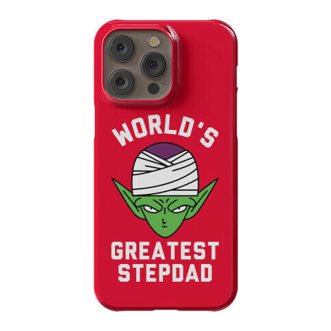 World's Greatest Stepdad Piccolo Parody Phone Case