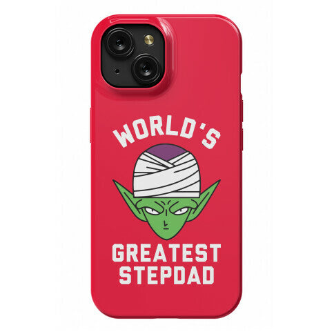 World's Greatest Stepdad Piccolo Parody Phone Case