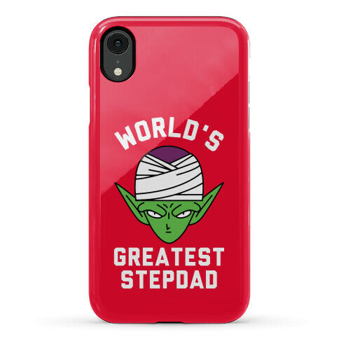World's Greatest Stepdad Piccolo Parody Phone Case