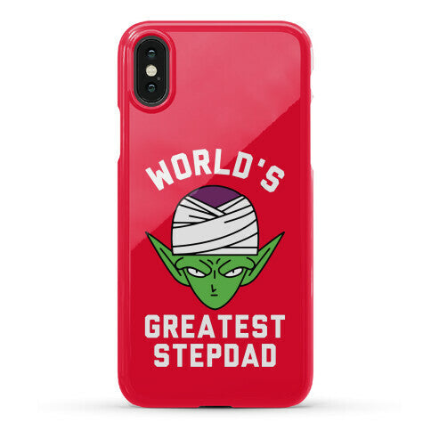 World's Greatest Stepdad Piccolo Parody Phone Case