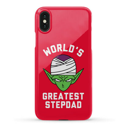 World's Greatest Stepdad Piccolo Parody Phone Case