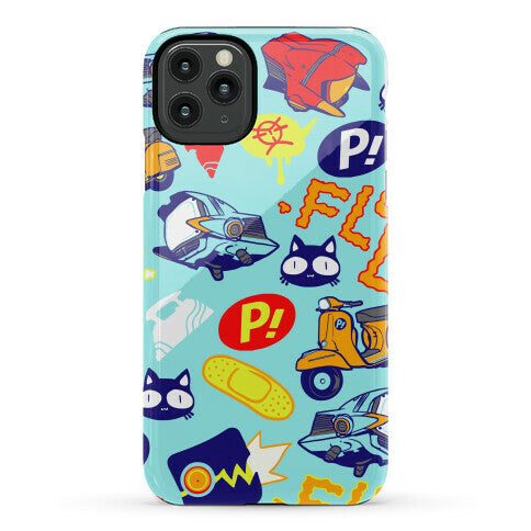 FLCL Anime Pattern Phone Case