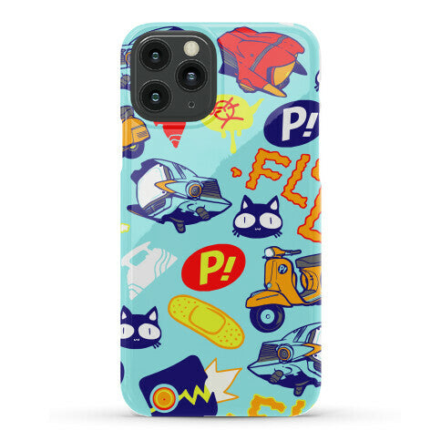 FLCL Anime Pattern Phone Case