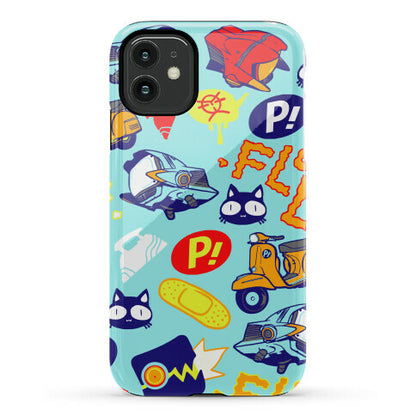 FLCL Anime Pattern Phone Case