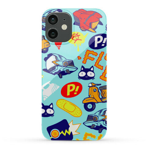 FLCL Anime Pattern Phone Case