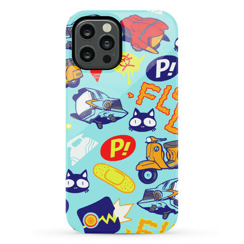 FLCL Anime Pattern Phone Case