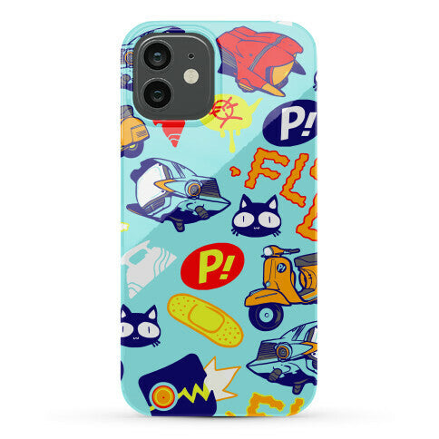 FLCL Anime Pattern Phone Case