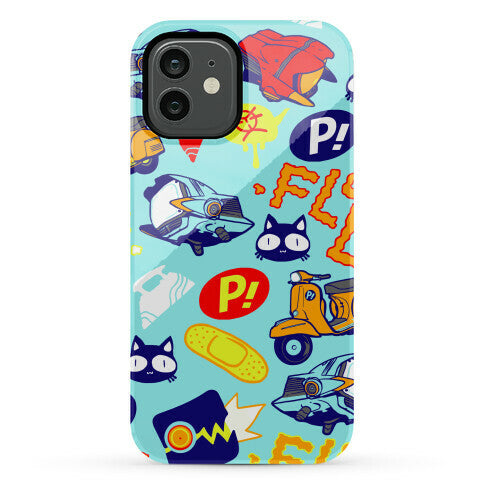 FLCL Anime Pattern Phone Case