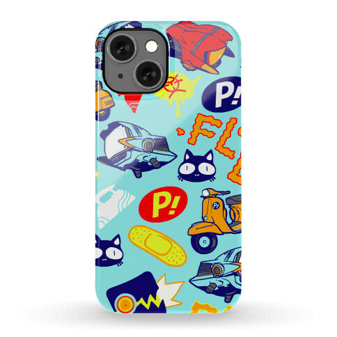 FLCL Anime Pattern Phone Case