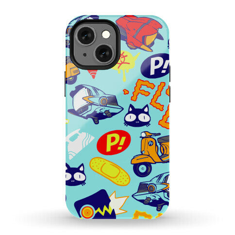 FLCL Anime Pattern Phone Case