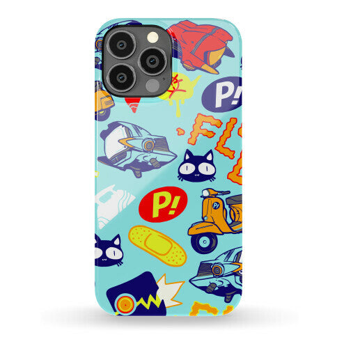 FLCL Anime Pattern Phone Case