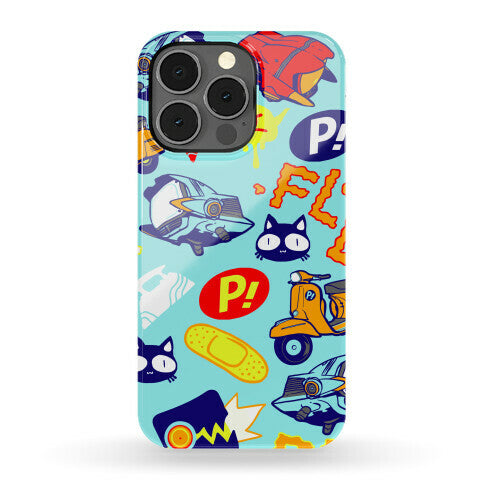 FLCL Anime Pattern Phone Case