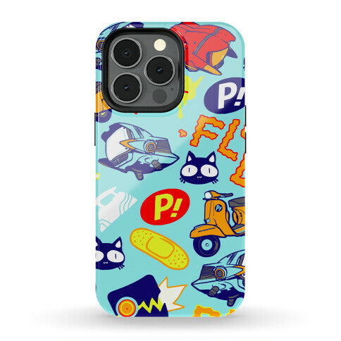 FLCL Anime Pattern Phone Case