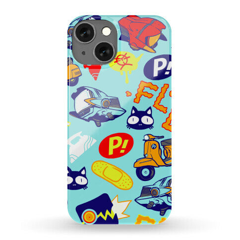 FLCL Anime Pattern Phone Case