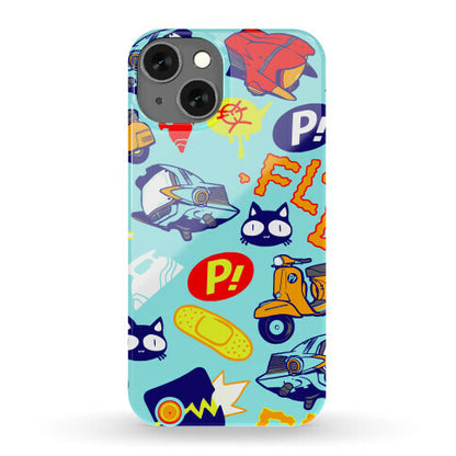 FLCL Anime Pattern Phone Case