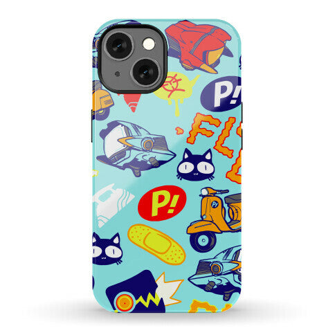 FLCL Anime Pattern Phone Case