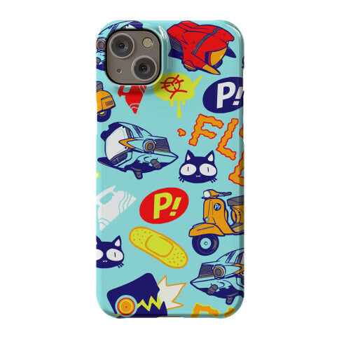 FLCL Anime Pattern Phone Case