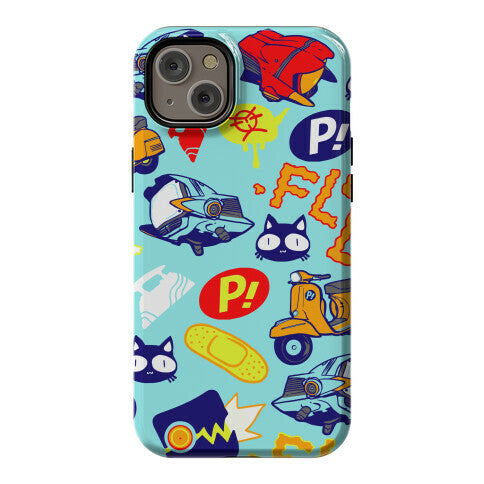 FLCL Anime Pattern Phone Case