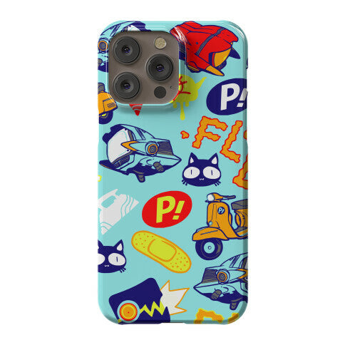 FLCL Anime Pattern Phone Case