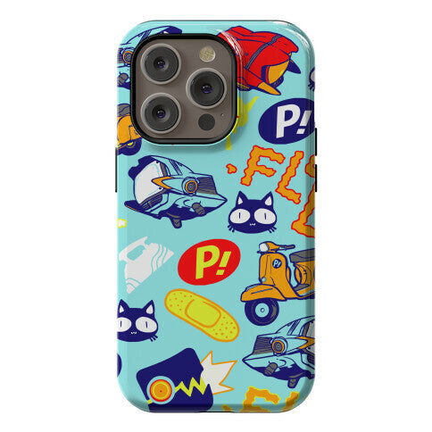 FLCL Anime Pattern Phone Case