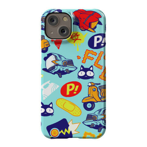 FLCL Anime Pattern Phone Case