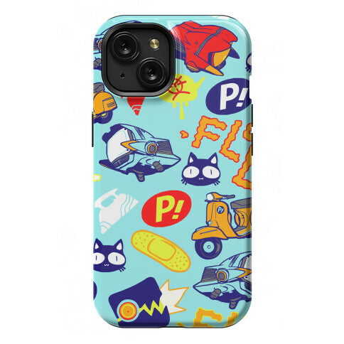 FLCL Anime Pattern Phone Case