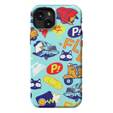 FLCL Anime Pattern Phone Case