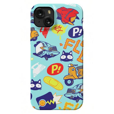 FLCL Anime Pattern Phone Case