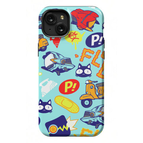 FLCL Anime Pattern Phone Case