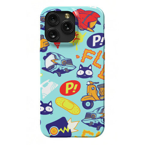 FLCL Anime Pattern Phone Case